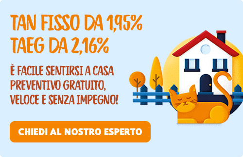 TAN FISSO DA 1,80% TAEG DA 1,88%